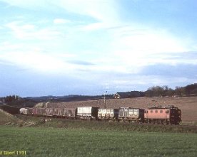 069706_da_tenhult Am 17.Mai 1991 wurden einige der letzten Leistungen mit Stangen-Elloks der Neubaureihe Da in Güterzügen zwischen Jönköping und Nässjö erbracht.